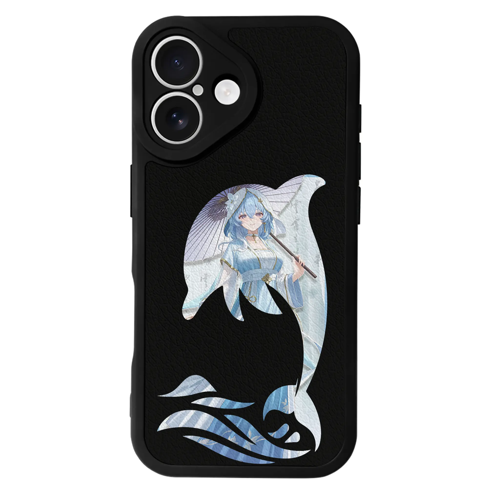 鳴潮 グッズ ショアキーパー - IPhone 16シリーズ対応 ・ シリコンスマホケース ・ レザー調 ・ 高精度フィット ・ 耐衝撃 ・ ワイヤレス充電対応 ・ 精密カット